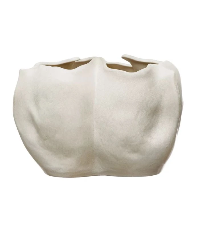 Bloomingville Organic Shaped Stoneware Planter