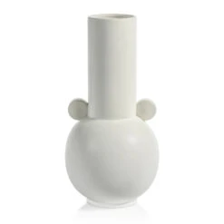 Baden Matt White Ceramic Vase