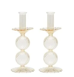 Bella Short Candle Holder Set Of 2