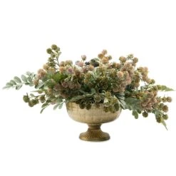 Gold Berry Compote Floral