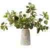 Cotinus Spray In Etched Vase