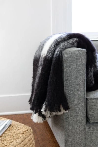 Friesian Plaid Brushed Alpaca Throw - Image 2