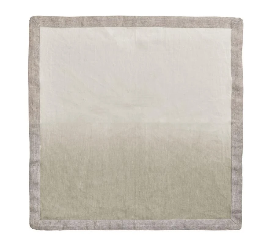 Dip Dye Gray & Silver Napkin - Image 4