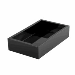 Caspari Black Napkin Holder Tray