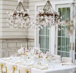 Rustic Magnolia Chandelier