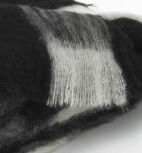 Friesian Plaid Brushed Alpaca Throw - Image 3