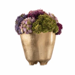 Floral Mini Gold Pot