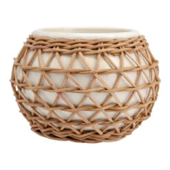 Rattan Planter Vase