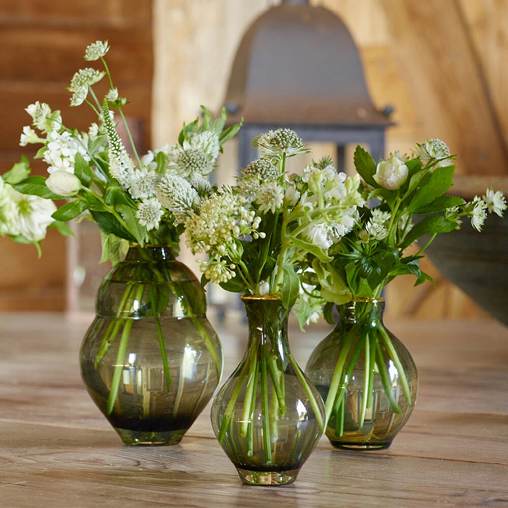 Aerin Sancia Plum Glass Vase - Image 2