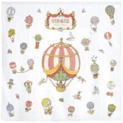 Atelier Choux Circus Swaddle Blanket