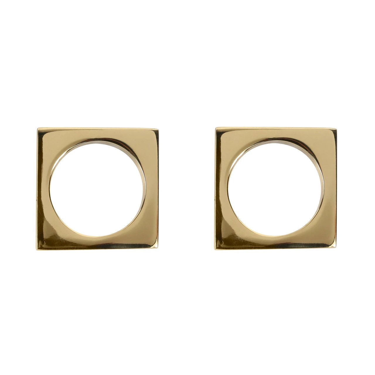 Modernist Napkin Rings - Set Of 2