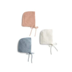 DH Transfer Herringbone Knit Baby Bonnet