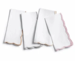 Sorbet Scallop Napkin Set Of 6
